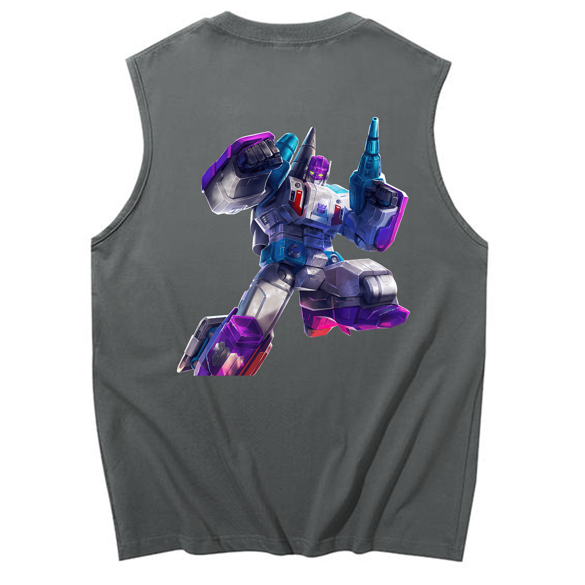 （画像用） Transformers トランスフォーマー コットン100％タンクトップ（背面プリント）